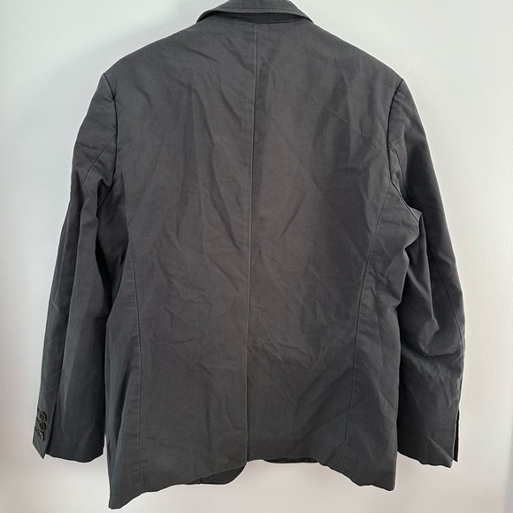 3.1 Phillip Lim Men’s Blazer Jacket Medium Navy Blue Cotton 2 Button Business - Picture 7 of 10